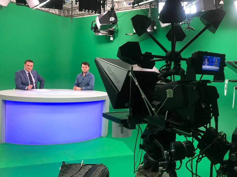 Andrei Efremov on live national television broadcast as a clinical researcher