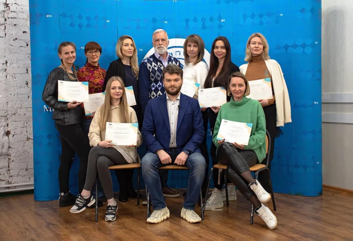 Andrei Efremov leading an educational session during the extended training program